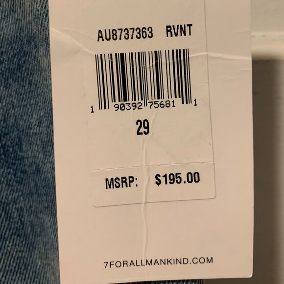 7 For All Mankind~ NWT!!~ HW Cropped - Picture 4 of 15